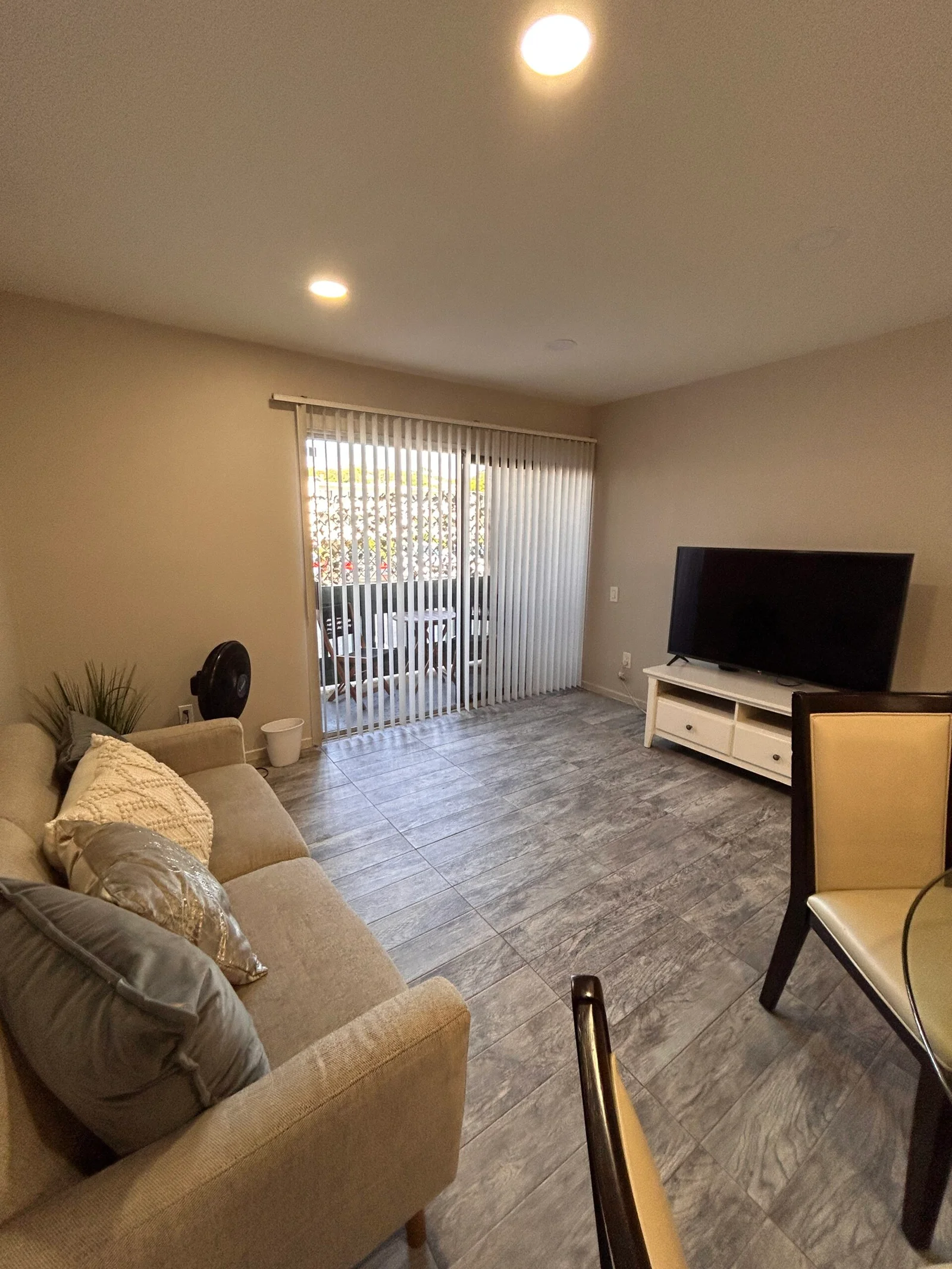 Cozy apartment living room after a Suddenly Clean apartment cleaning service